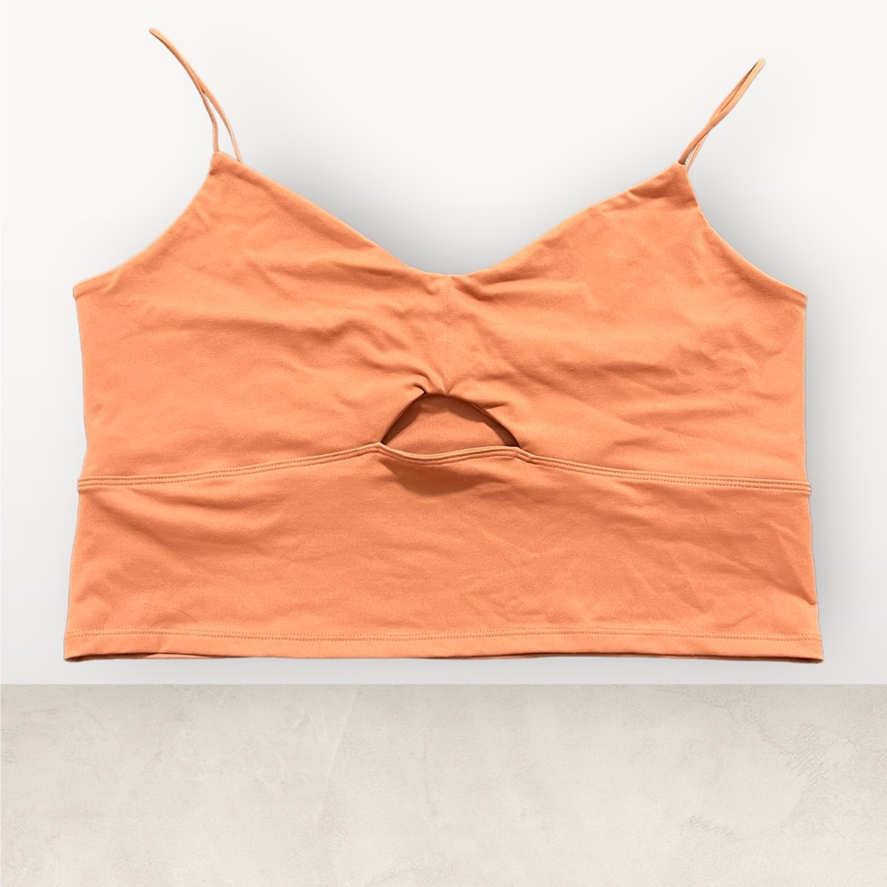Abercrombie Seamless Fabric Cutout Cami - Burnt Orange/sienna L